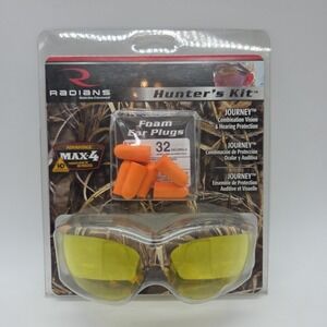 NEW Radians Hunters Kit Camo Shooting Glasses Ear Plugs Eye Hearing Protection